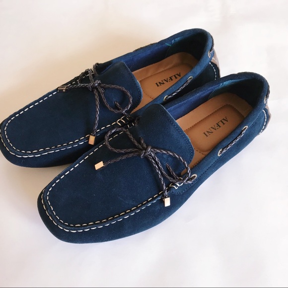 Alfani Other - Alfani Loafers Leather Upper Dark Blue 10,5 Men’s